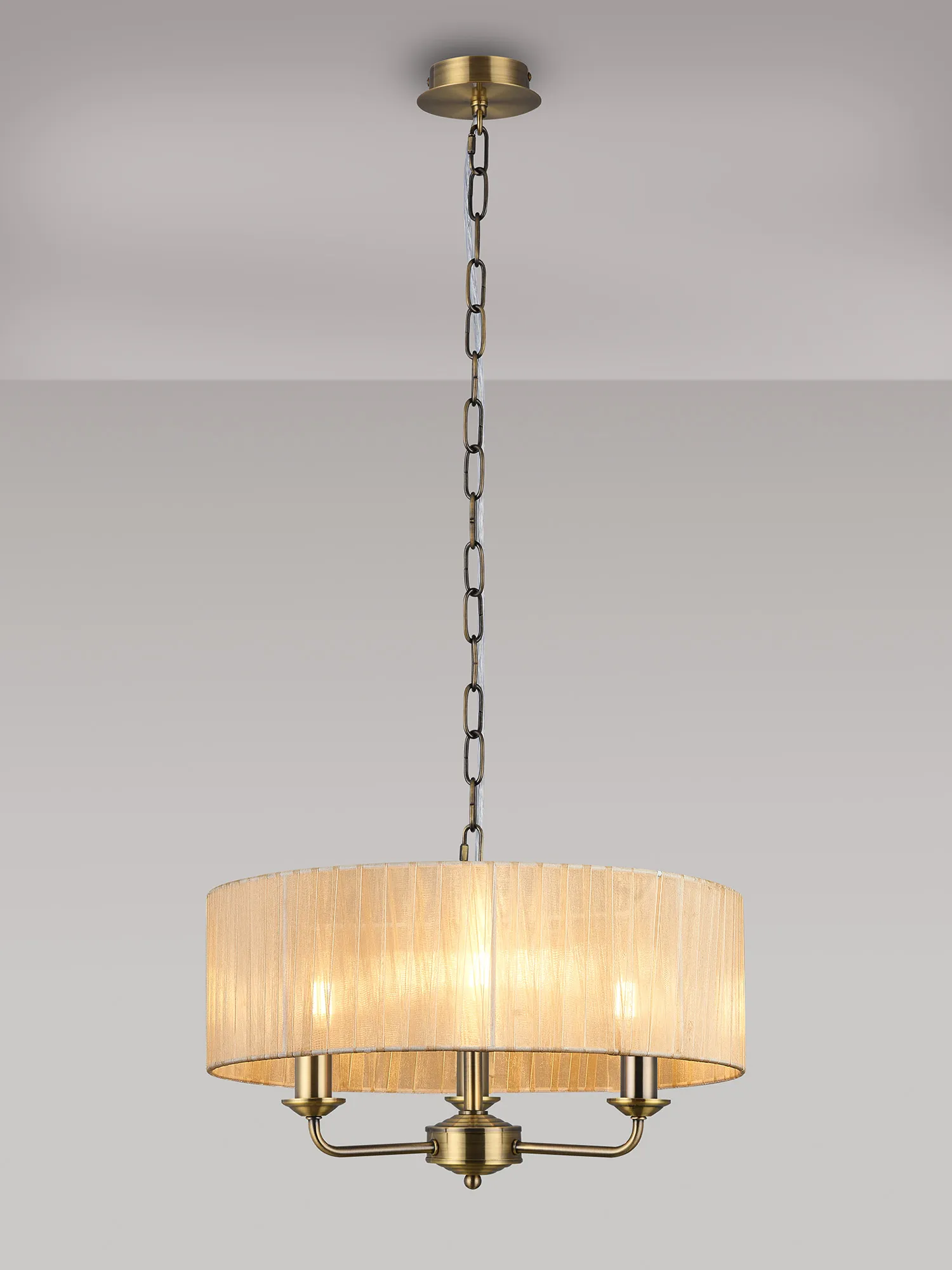 Banyan AB SB Ceiling Lights Deco Multi Arm Fittings